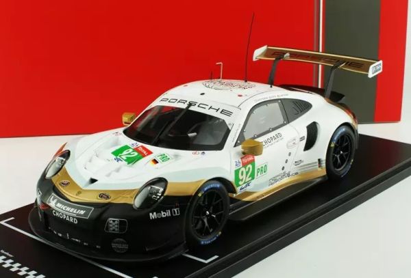 IXO-LEGT18024 - PORSCHE 911 RSR #92, gefahren von Christensen/Estre/Vanthoor bei den 24 Stunden von Le Mans 2019 - 1