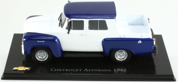 MAGCHEVYALVORADA - CHEVROLET Alvorada Pickup mit Doppelkabine 1962 blau und weiß - 1