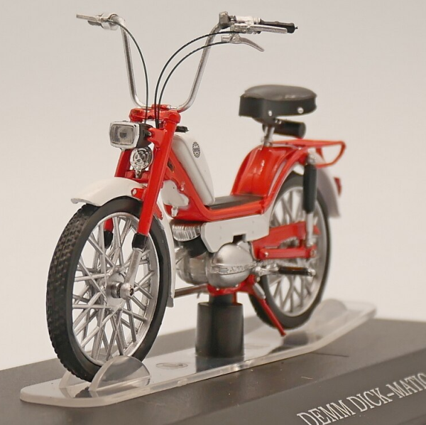 MAGMOT050 - DEMM Dick-Matic Moped 1972 rot und weiß - 1