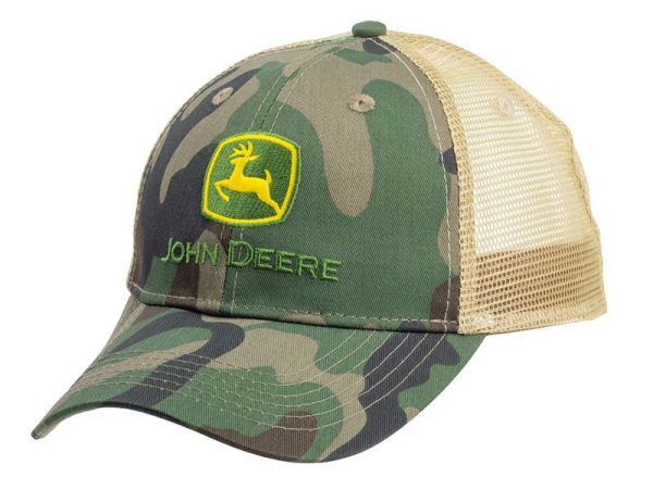 MC13080003BK - JOHN DEERE Trucker Cap mit Camouflage-Muster - 1