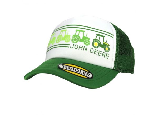 MC53084519GR - JOHN DEERE Kinder Cap mit Mesh-Rücken grün und weiß - 1