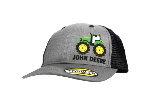 MC53084520CH - JOHN DEERE Kinder-Mütze mit Mesh-Rücken grau und schwarz - 1