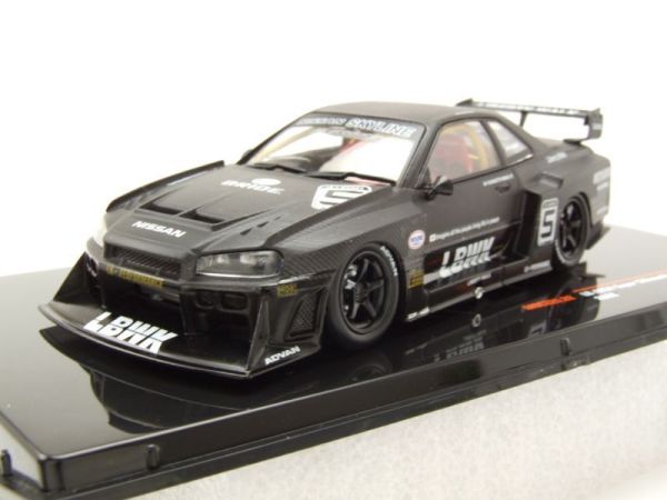 IXOMOC325.22 - NISSAN LB-ER34 Super Silhouette Skyline 2020 Schwarz - 1