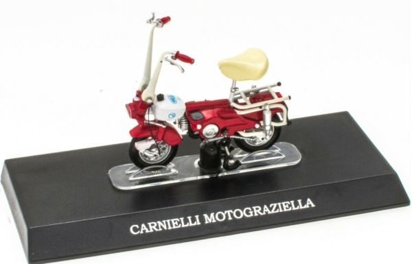 MAGMOT022 - Moped CARNIELLI Motograziella Rot und Weiß - 1