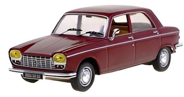 ODE162 - PEUGEOT 204 1967 Bordeauxfarben - 1