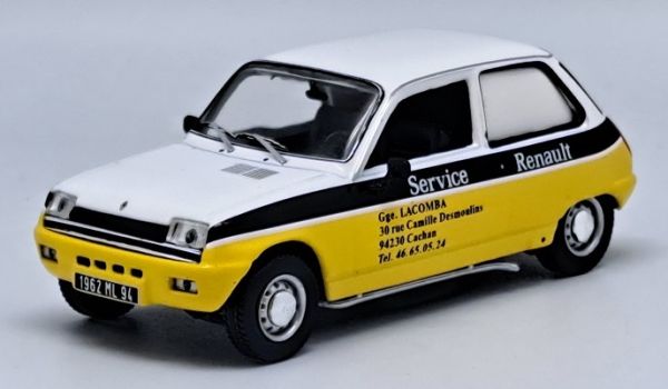 ODE133 - RENAULT 5 Société RENAULT SERVICE - Limitiert auf 504 Ex. - 1