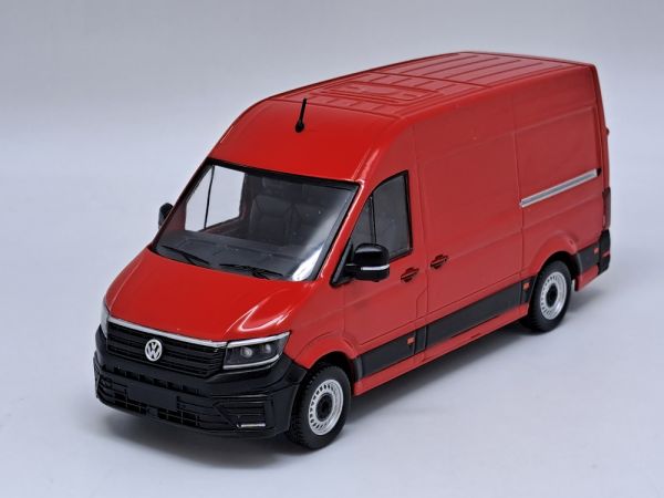 ODE143 - VOLKSWAGEN Crafter L2H2 Rot mit Feuerwehr-Decalbogen - Limitiert auf 504 Ex. - 1