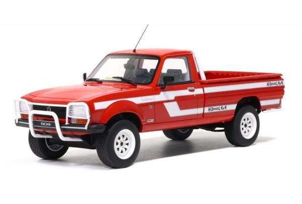 OT436 - PEUGEOT 504 Pick-up Dangel 1993 Feuerwehrrot - 1