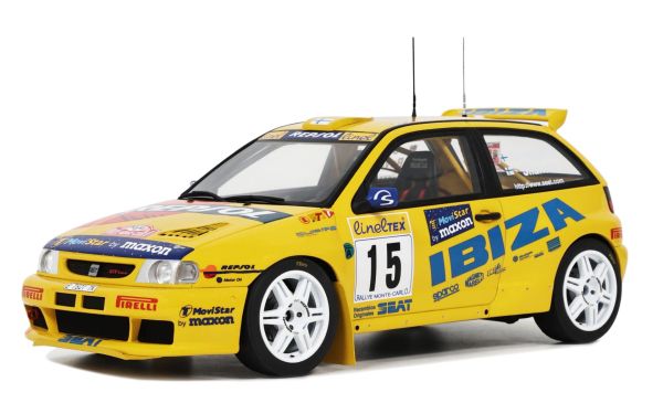 OT445 - SEAT Ibiza Gelber Autobausatz Nr. 15 Rallye Monte Carlo 1998 H.ROVANPERA - 1