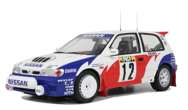 OT461 - NISSAN Sunny GTI-R Weiss #12 Rallye Monte Carlo 1992 T.MAKINEN - 1