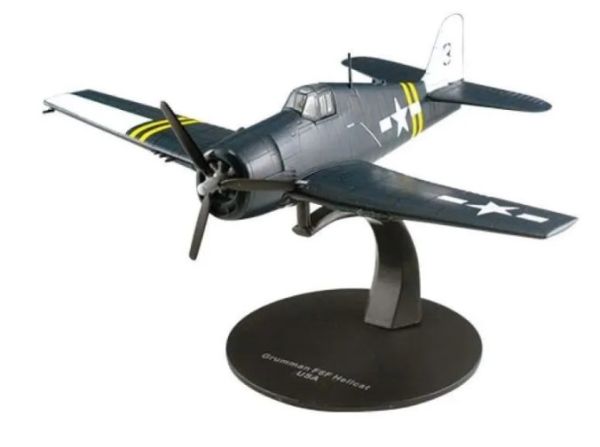 MAGWWIIAP013ZV - Flugzeug mit Sockel - GRUMMAN F6F Hellcat - 1