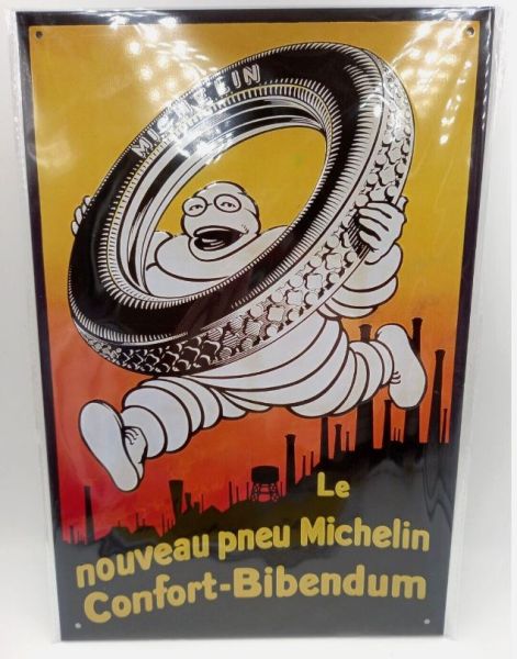 MAGPB215 - Vintage-Metallplakette MICHELIN Reifen - 20x30 cm - 1