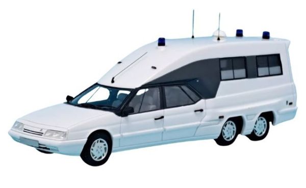 PER918 - CITROEN XM Tissier 1007 weiß mit Abziehbildern Ambulances - Limitiert auf 150ex. - 1