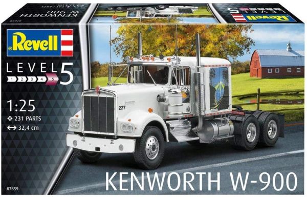 REV07659 - Modell KENWORTH W-900 zum Zusammenbauen und Lackieren - 1