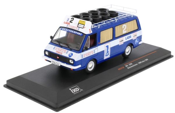 IXORAC373X - RAF 2203 rallye services transporter 1984 - LADA rallye team - 1