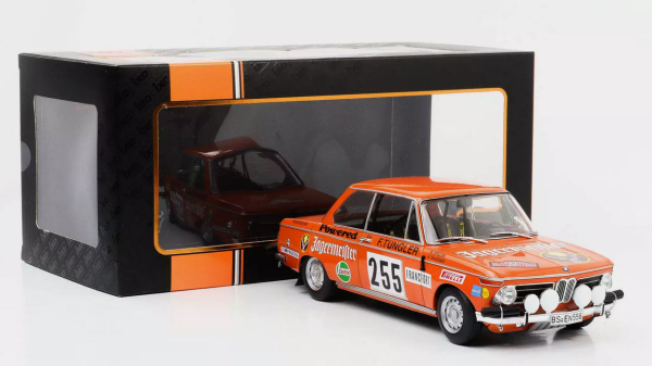 IXO18RMC165.22 - BMW 2002 Jagermeister #255 Rallye WM Monte Carlo 1973 W.STILLER / A.WAGENER - 1