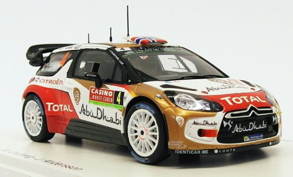 SPAS3789 - CITROEN DS3 WRC #4 Fünfter Platz bei der Rallye Monte Carlo 2014 M.Ostberg/ J. Ander. - 1