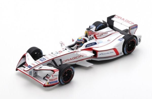 SPAS5945 - DRAGON racing #6 Rd.2 Hong Kong ePrix Formel E Saison 4 2017-2018 Neel Jani - 1