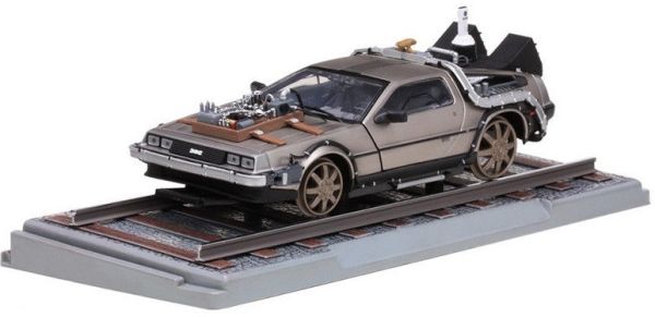 SUN2714 - DELOREAN DMC12 Zurück in die Zukunft III Schienenversion - 1