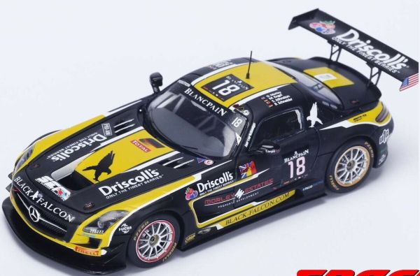 SPASB115 - MERCEDES SLS AMG GT3 Black Falcon #18 24H Spa 2015 - Limitiert auf 300 Ex. - 1