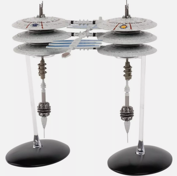 MAGSTSEN828 - STAR TREK Starships Jupiter Station mit Kurzbeschreibung - 1