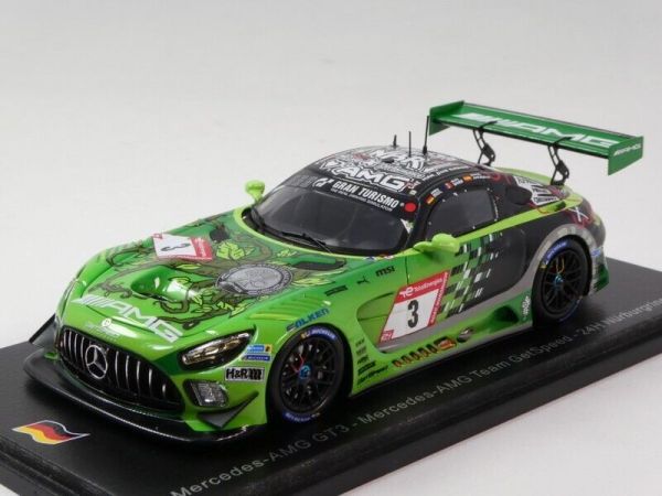 SPASG925 - MERCEDES-AMG GT3 #3 Mercedes-AMG Team GetSpeed 24h Nürburgring 2023 M.Engel / J.Gounon / D.Juncadella - Limitiert auf 300ex. - 1