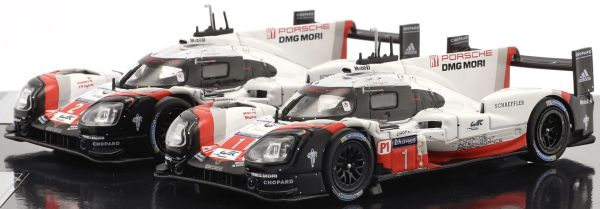 IXO-SP919-SET2 - 2 PORSCHE 919 Hybrid #1 und #2 Gewinner der 24 Stunden von Le Mans 2017 - 1