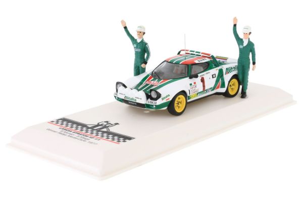 IXOSPRM001-77 - LANCIA Stratos HF #1 Rallye Monte Carlo 1977 mit Figurine S.MUNARI /S.MAIGA - 1