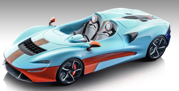 TM18-EX09A - McLAREN Elva 2020 Blau und Orange - Limitiert auf 79 Ex. - 1