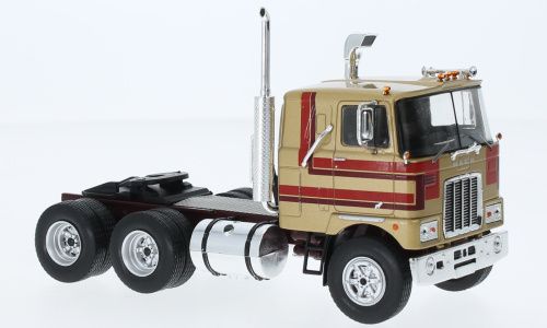 IXOTR168.22 - MACK Serie F 6x4 1977 Beige metallic und rot - 1