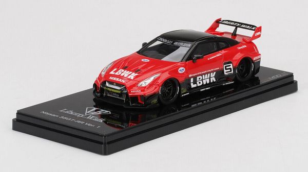 TSMV0011 - NISSAN GT 35GT-RR Ver.1 Rot und Schwarz LB-Silhouette Works - 1