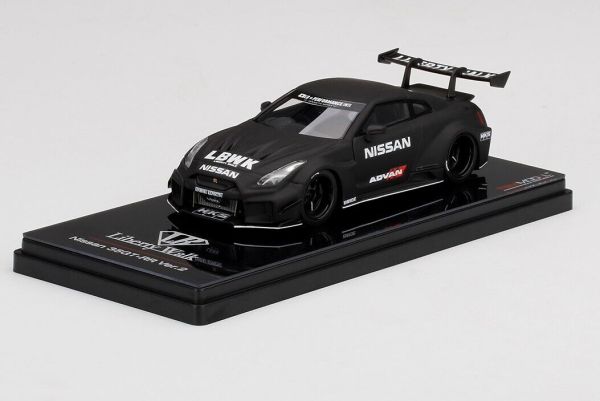 TSMV0013 - NISSAN 35GT-RR Ver.2 Mattschwarz LBWK LB-Silhouette Works. - 1