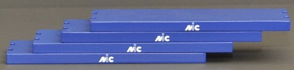 YCC604-7M - 4 Rollplatten - 11 x 5 cm - Blau MIC - 1