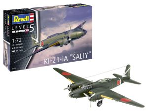 REV03797 - Militärflugzeug Ki-21-IA SALLY zum Zusammenbauen und Bemalen.