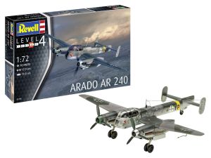 REV03798 - Flugzeug Arado AR-240 zum Zusammenbauen und Bemalen