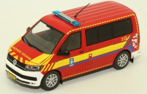 ODE084 - VOLKSWAGEN T6 Feuerwehrmann CGDIS Luxemburg - Limitiert auf 504 Ex.