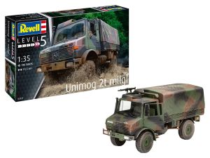 REV03337 - UNIMOG 2T milgl zum Zusammenbauen und Bemalen