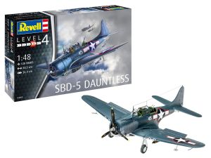 REV03869 - SBD-5 Dauntless Navyfighter zum Zusammenbauen und Bemalen