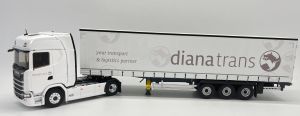 ELI118185 - SCANIA 500 S 4x2 mit Planenauflieger 3 Achsen - Transport DIANA