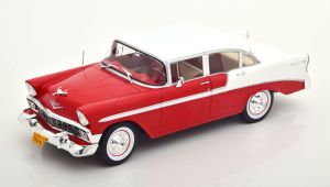 WBXWB124121 - CHEVROLET Bel Air Sedan Rot und Weiß