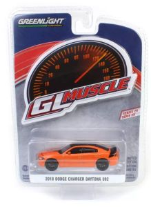 GREEN13360-E - DODGE Charger Daytona 392 2018 orange aus der GL MUSCLE-Serie in Blisterverpackung