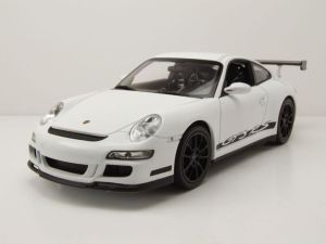 WEL18015BLANC - PORSCHE GT3 rs 2007 Weiss mit schwarzen Felgen