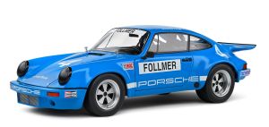 SOL1810702 - PORSCHE 911 Iroc blau #4 FOLLMER IROC RIVERSIDE 1974