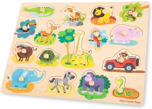 NCT10441 - 17-teiliges Holzpuzzle Safari