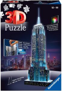 RAV125661 - Empire State Building beleuchtetes 216-teiliges 3D-Puzzle