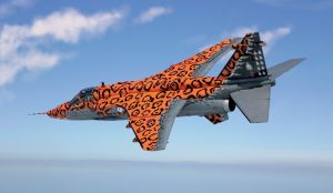 ITA1357 - Jagdflugzeug JAGUAR GR.3 Big Cat zum Zusammenbauen und Bemalen