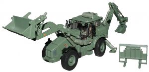 MOT13478 - JCB Baggerlader HMEE Militärversion grün