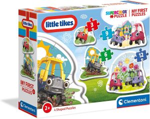 CLE20832 - 4 Mini-Puzzle 3.6.9.12 Teile LITTLE TIKES