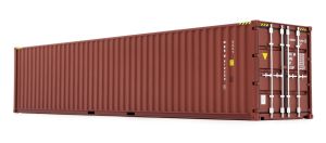 MAR2324-02 - Seecontainer der braunen Farbe 40 Fuß