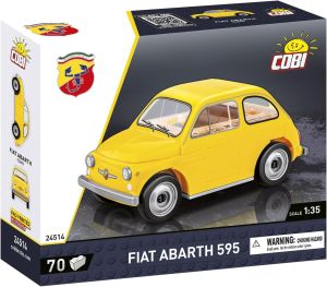 COB24514 - FIAT 500 Abarth 1965 gelb- 70 Teile.